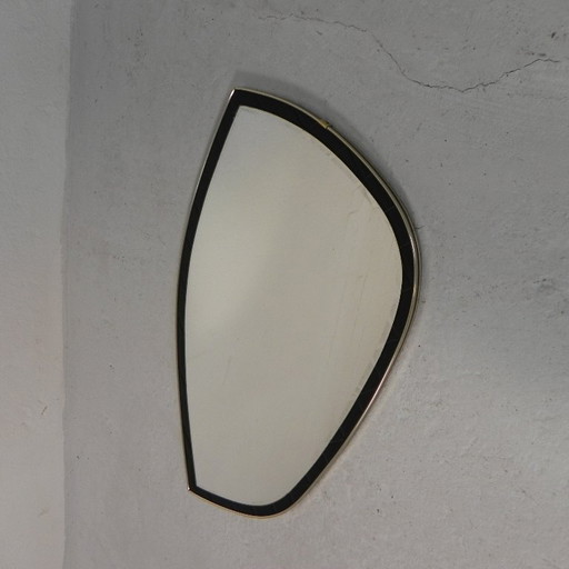 Vintage spiegel met organische vorm, jaren '50