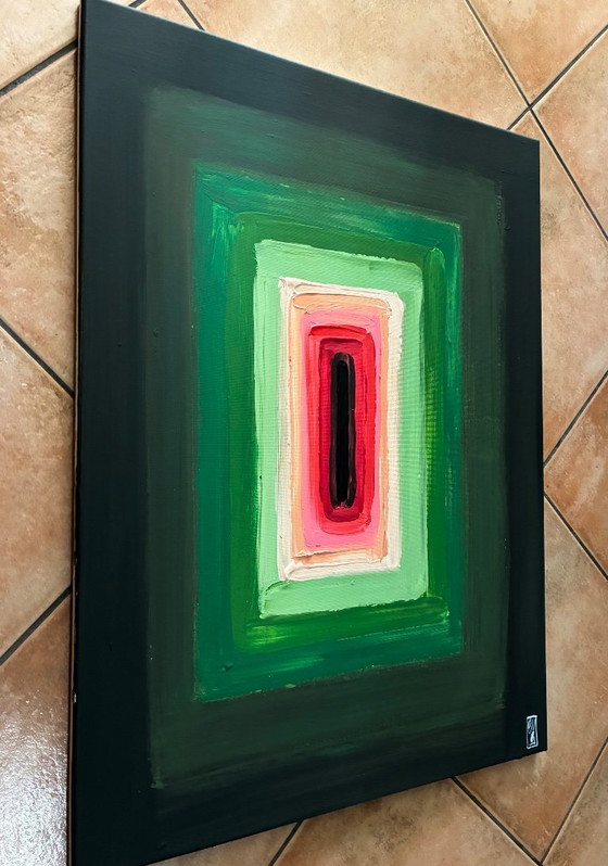 Chromatic Pulsation I – Walter Geraci, Paintings & Drawings, Canvas (photo 3 of 8)