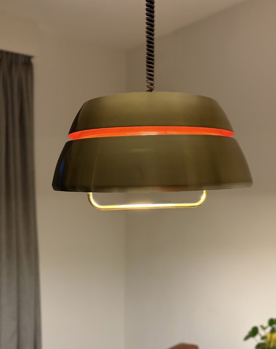 Suspension vintage mid-century Lakro Amstelveen – Metal (photo 8 of 13)