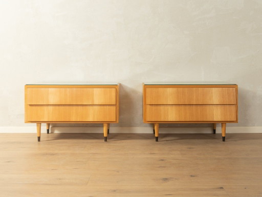 Tables de chevet des années 1950, Oldenburger Möbelwerkstätten