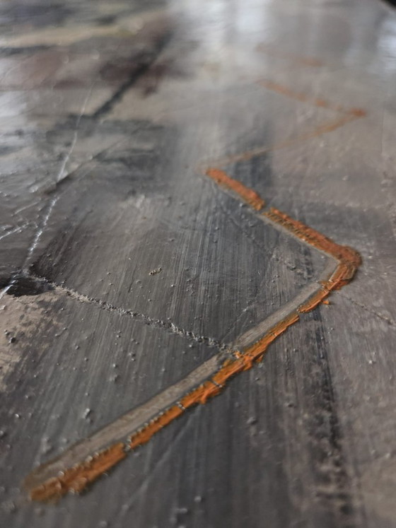 Image 1 of DIEGO PALASGO. Untitled, 1999 - Mixed Media 60x70 cm. Contemporary Informal Abstract