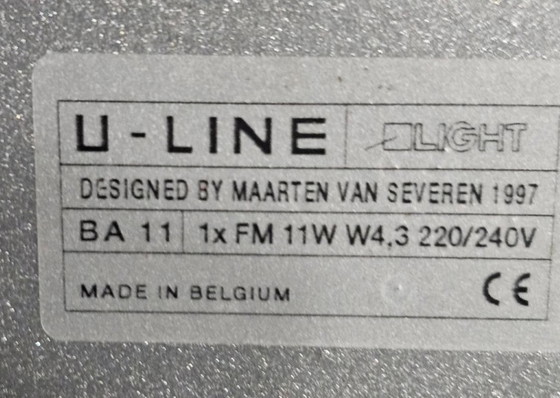 Image 1 of Maarten Van Severen, lampada da tavolo U-Line BA11 (1997) - Design minimalista belga.