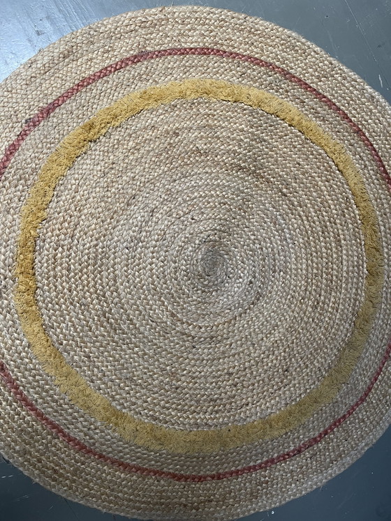 Tappeto rotondo in juta proveniente dall'India € 40.- – Return to Sender, Tappeti, Textile, Other (photo 3 of 6)