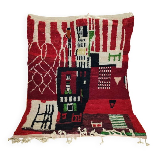 Tappeto berbero Boujaad dal Marocco in lana – 290 × 210 cm