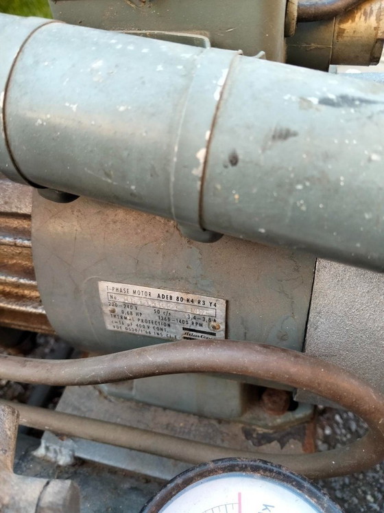 Atlas Copco Vintage Compressor Boei-tank, Decoratieve objecten, Metaal, Grijs (foto 4 van 9)