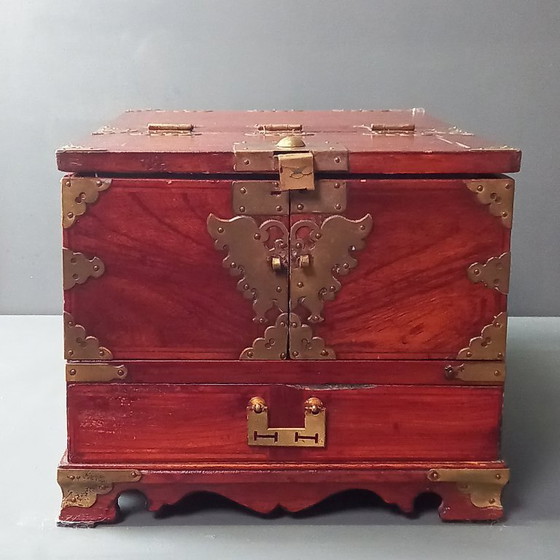 Image 1 of 19th Century Campaign Shaving Mirror