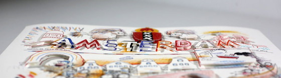 Image 1 of Schlote, Wilhelm - Amsterdam - costruzione 3D - firmato a mano