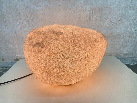 Image 1 of Grote Moon Rock kiezellamp van Zicoli Limbach in de stijl van André Cazenave