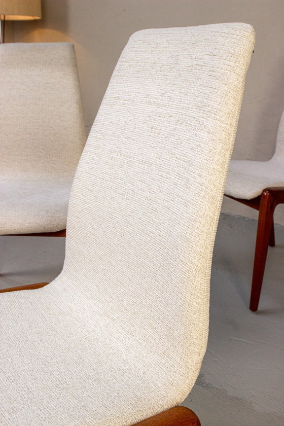 Image 1 of 4 teakhouten stoelen
