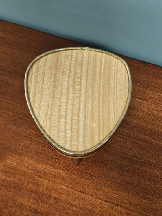 Image 1 of Mini Vintage Plant Table Small Table Side Table Cactus Windowsill