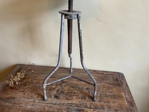 Vintage Swivel Stool Stool Industrial French