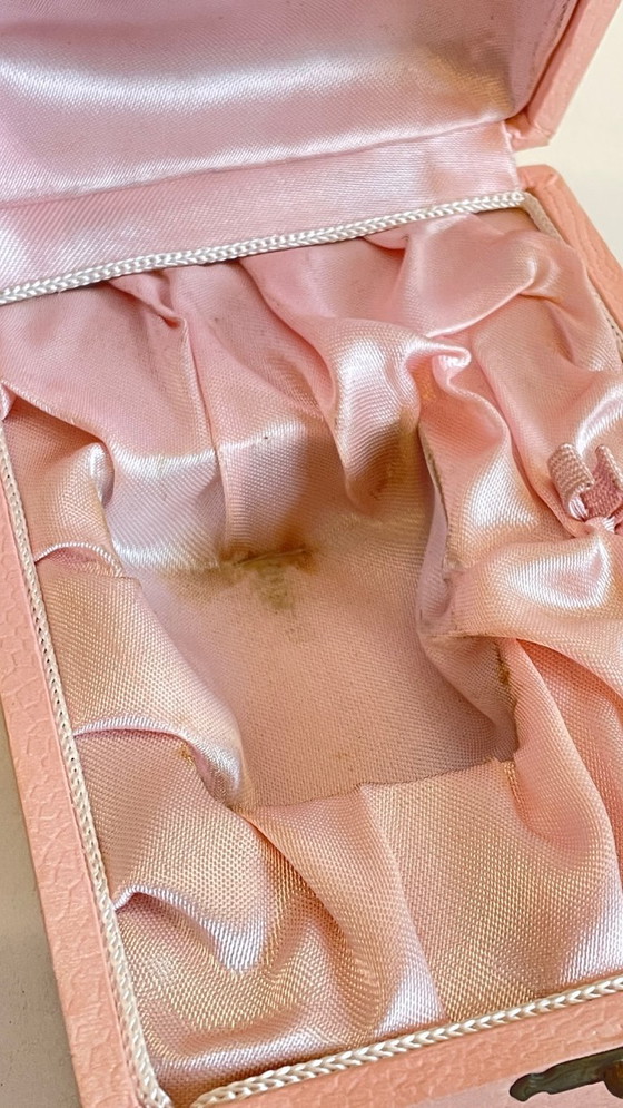 Image 1 of Vintage Silver-Plated Metal Egg Cup and Spoon for Birth