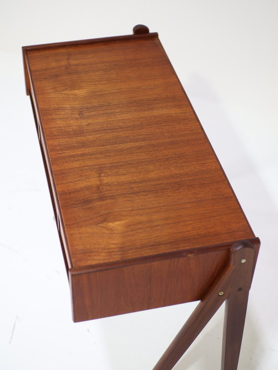 Image 1 of Coiffeuse, meuble d'entrée et commode en teck d'Arne Vodder, années 1960