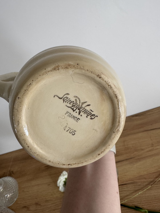 Image 1 of Vintage Sarreguemines theepot