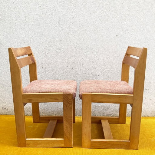 Stühle Maison Regain - Skulptural & sonnig: Off-White und Rostbraun