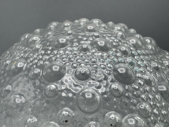 Image 1 of Tafellamp met bubbelglas bol