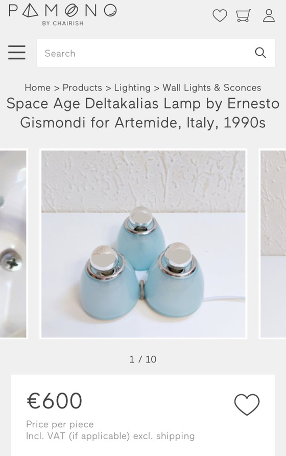 Image 1 of Artemide Deltakalias Deckenleuchte