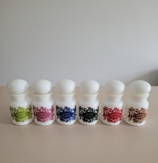 Vasi per erbe aromatiche in opalino