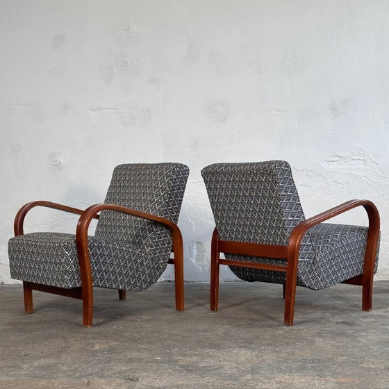 Image 1 of Paire de fauteuils Kozelka & Kropáček, années 1960