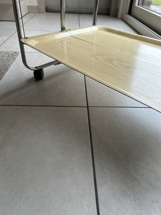 Image 1 of Vintage Folding Serving Trolley
