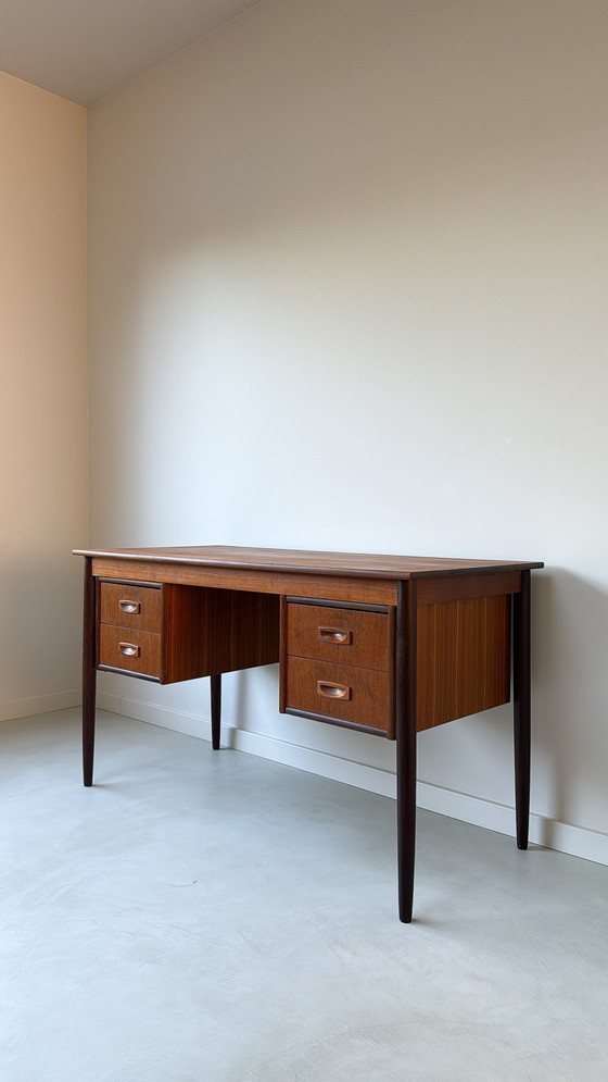 Image 1 of Vintage teak wooden desk