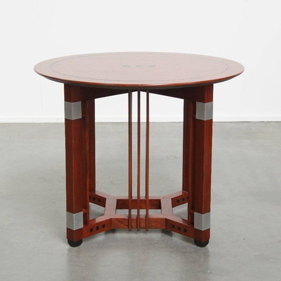 Image 1 of Round Schuitema side table/saloon table from the Decoforma series in Art Deco style