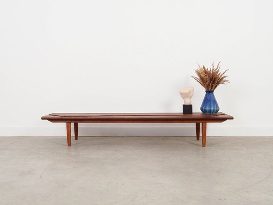 Image 1 of Mahoniehouten lowboard, Deens ontwerp, jaren 70, gemaakt in Denemarken.