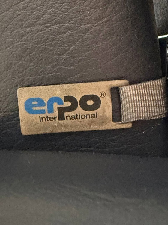 Image 1 of Canapé en cuir, modèle 3 places City par Erpo, années 1990