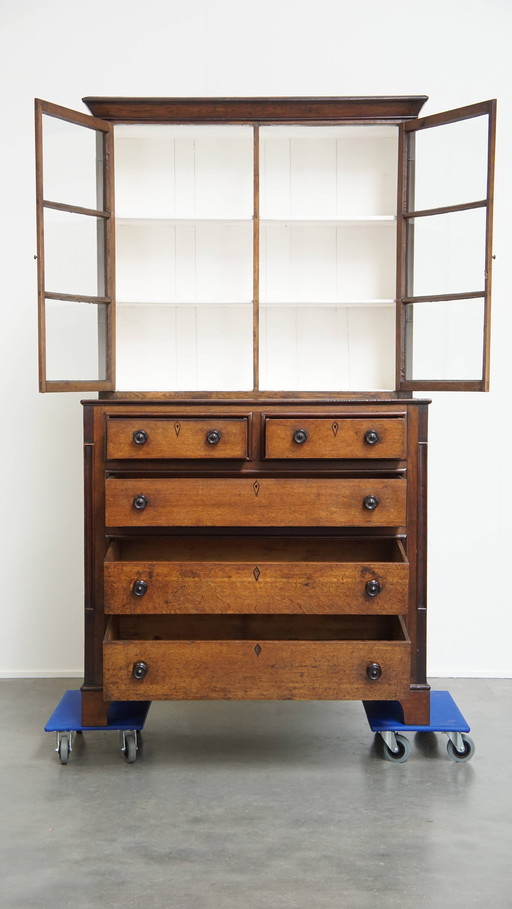 Antique English buffet/ bookcase from early 19th century