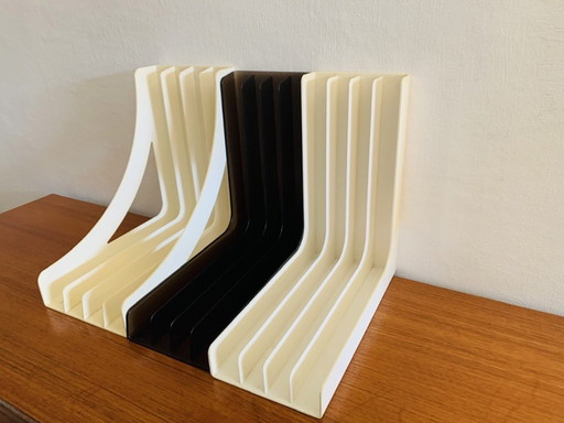 Vintage, Vinyl-Schallplattenhalter/-ständer, 3er-Set