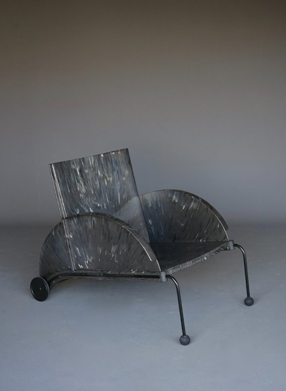 Image 1 of Fauteuil Lounge modèle 4814 d'Anna Castelli Ferrieri pour Kartell, années 1980