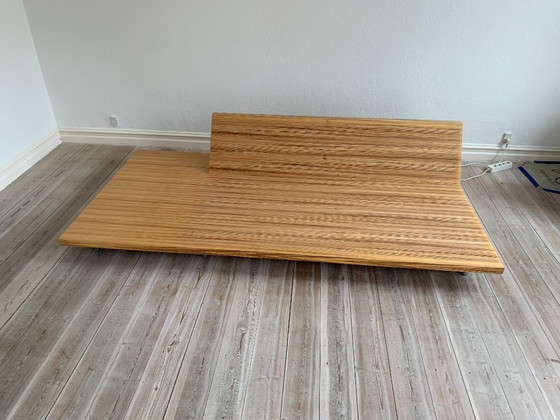 Letto da giorno in legno a piattaforma "Lux" Qinze & Milan, Quinze & Milan, Letti da giorno, Metallo, Marrone (foto 4 di 5)
