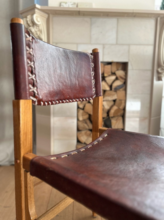 Silla brutalista Werner Bierman Arte Sano – Sillas y sillones, Cuero, Madera (photo 6 of 7)