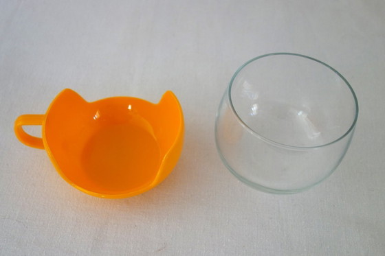 Image 1 of Service à café ou thé Space Age, 1970s, Set de 9