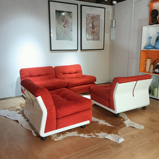 4 Poltrone "Amanta" Mario Bellini