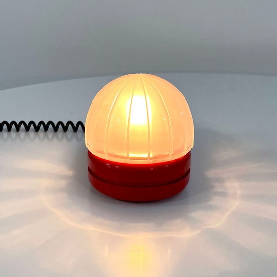Rode Farstar Tafel- of Wandlamp van Adalberto Dal Lago voor Francesconi, jaren 70 – Tafellampen, Plastic (photo 5 of 8)