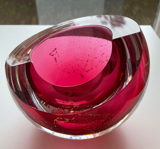 Oggetto in vetro “PINK” di George Broft