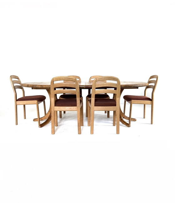 Image 1 of Tavolo da pranzo danese allungabile vintage, Juul Kristensen anni '70