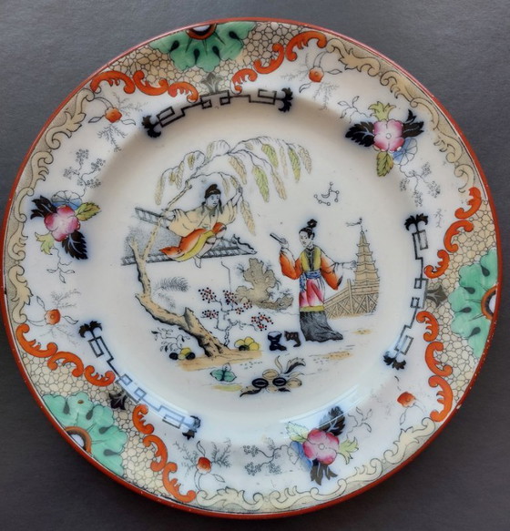 Image 1 of Assiette "Timor" néerlandaise Petrus Regout du XIXe siècle