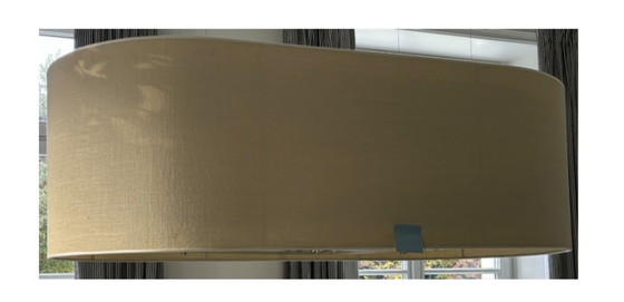 Image 1 of Oval fabric pendant light