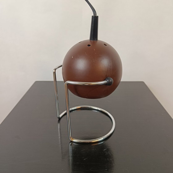 Image 1 of Lampada da tavolo a forma di occhio atomico - anni '60