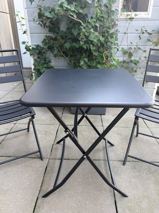 Tuin/Terras Tafel Met 2 Stoelen, Opklapbaar