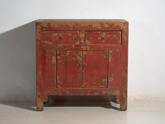 Antique chest of drawers in elm wood – China, circa 1930 – Iron (photo 13 of 40)
