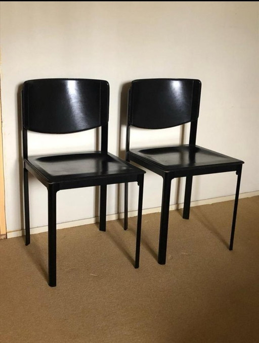 4x sedia Matteo Grassi Pelle