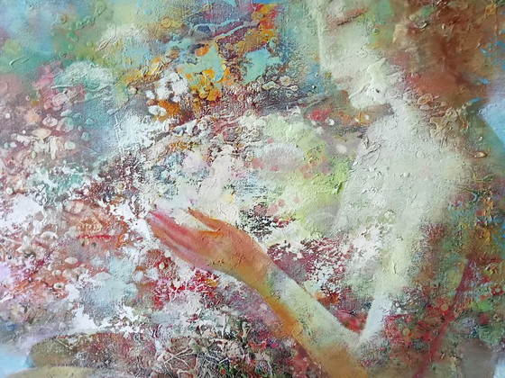 Original Oil Painting Abstract Expressionism Symbolism Girl Spring – Paintings & Drawings, Canvas (photo 6 of 10)