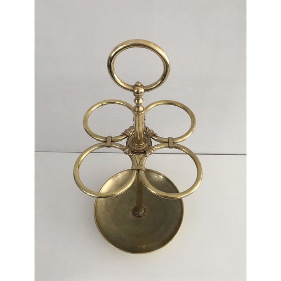 Image 1 of Vintage brass umbrella stand, 1930