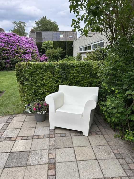 3x Kartell Bubble Club Fauteuil – Philippe Starck – Wit – Tuinstoelen, Plastic (photo 5 of 5)