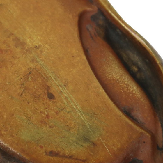 Image 1 of Bronze Art Nouveau Inkwell Pen Holder