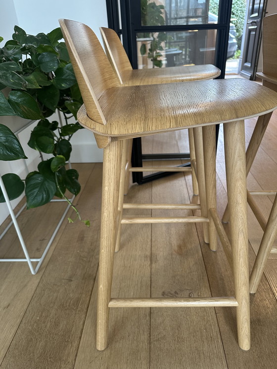 Image 1 of 3x Muuto Nerd Bar Stool