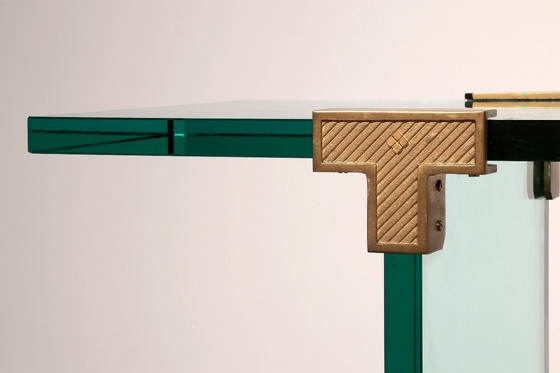 Image 1 of Peter Ghyzcy Side Table Model T30 solid glass 1960